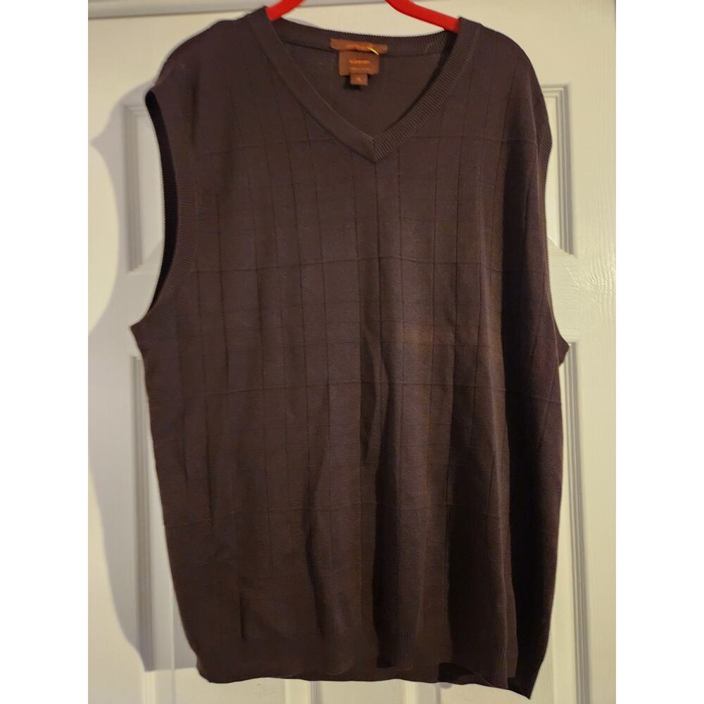 Kuhlman Men's Sweater Vest Brown XL